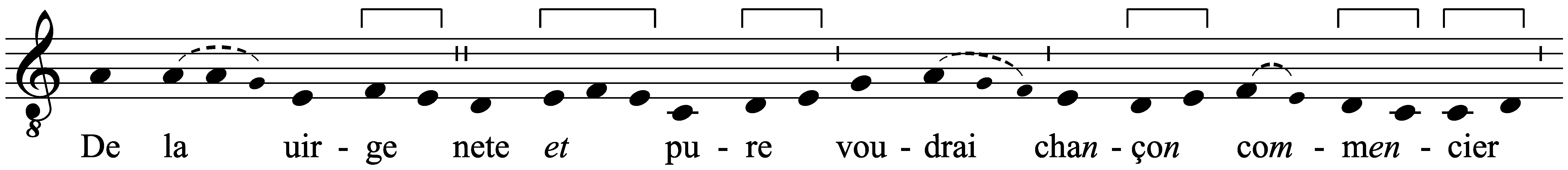 Work musical notation